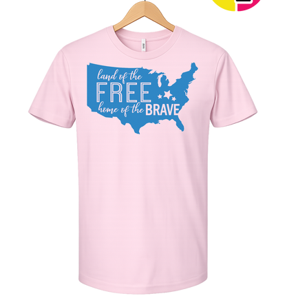 Land of the Free Home of the Brave Tee