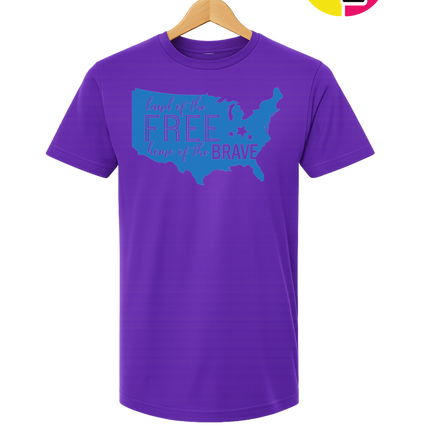Land of the Free Home of the Brave Tee