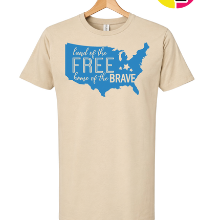 Land of the Free Home of the Brave Tee