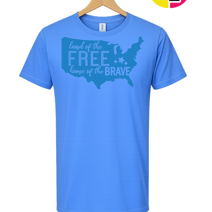 Land of the Free Home of the Brave Tee