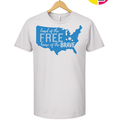 Land of the Free Home of the Brave Tee