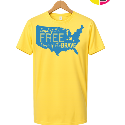 Land of the Free Home of the Brave Tee