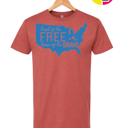 Land of the Free Home of the Brave Tee