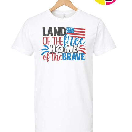 Land of the Free Brave Home Tee