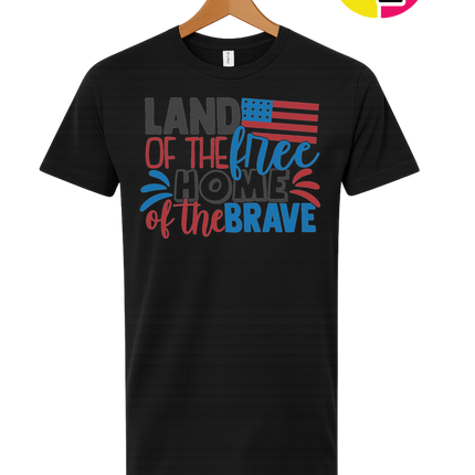 Land of the Free Brave Home Tee