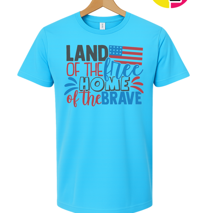 Land of the Free Brave Home Tee