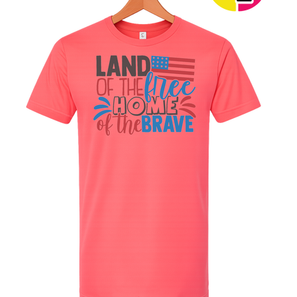 Land of the Free Brave Home Tee