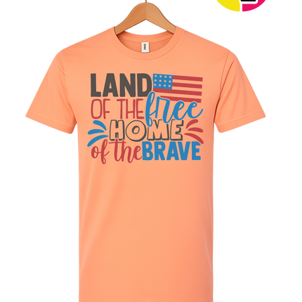 Land of the Free Brave Home Tee