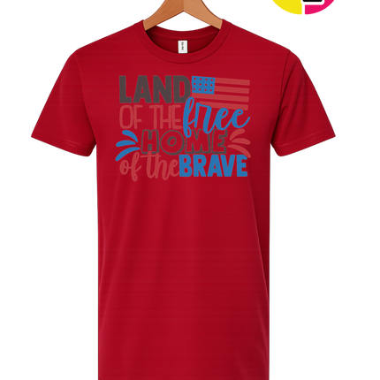 Land of the Free Brave Home Tee