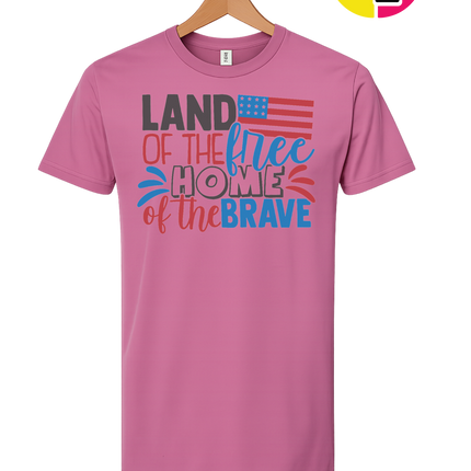 Land of the Free Brave Home Tee