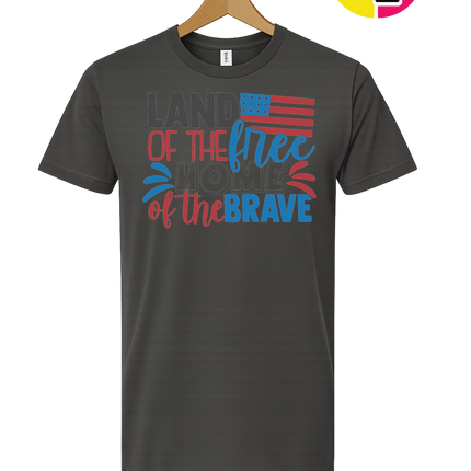Land of the Free Brave Home Tee