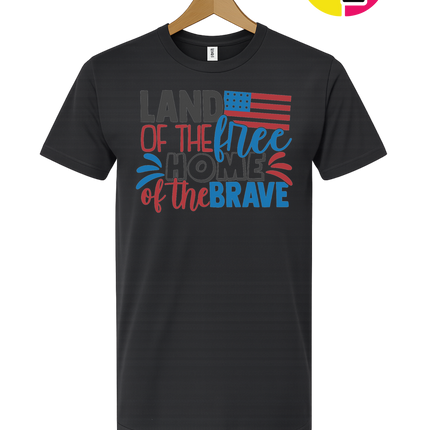 Land of the Free Brave Home Tee