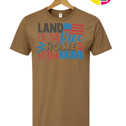 Land of the Free Brave Home Tee