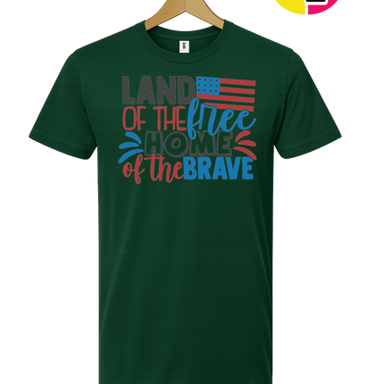 Land of the Free Brave Home Tee