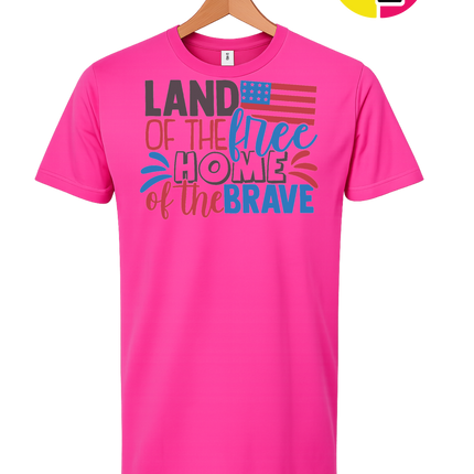 Land of the Free Brave Home Tee