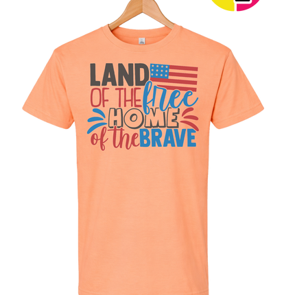 Land of the Free Brave Home Tee