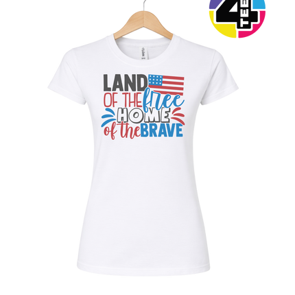 Land of the Free Brave Home Women's Tee