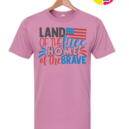 Land of the Free Brave Home Tee