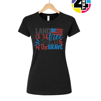 Land of the Free Brave Home Women's Tee