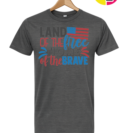Land of the Free Brave Home Tee