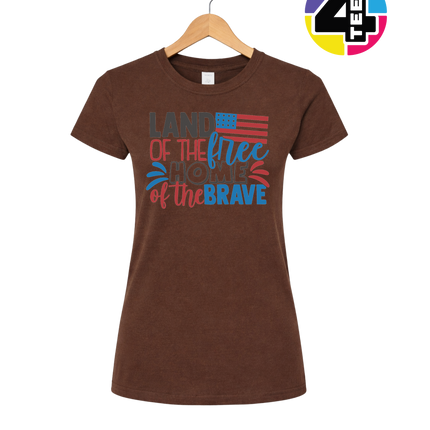 Land of the Free Brave Home Women's Tee