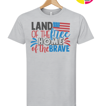 Land of the Free Brave Home Tee