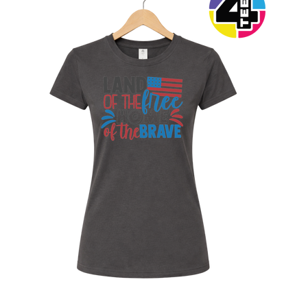 Land of the Free Brave Home Women's Tee