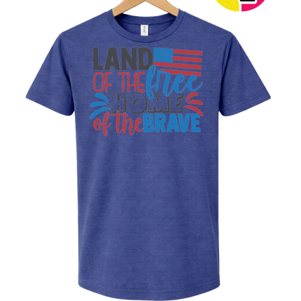 Land of the Free Brave Home Tee