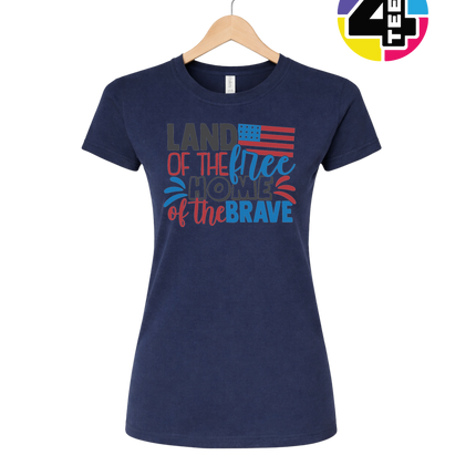 Land of the Free Brave Home Women's Tee