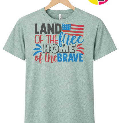 Land of the Free Brave Home Tee