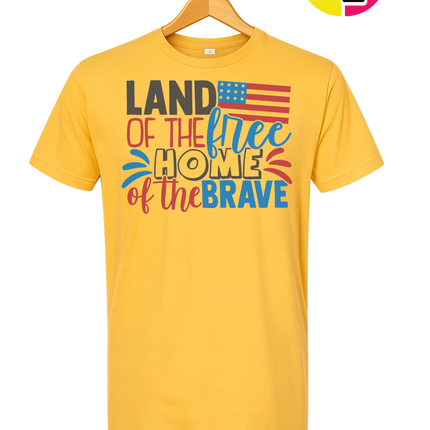 Land of the Free Brave Home Tee