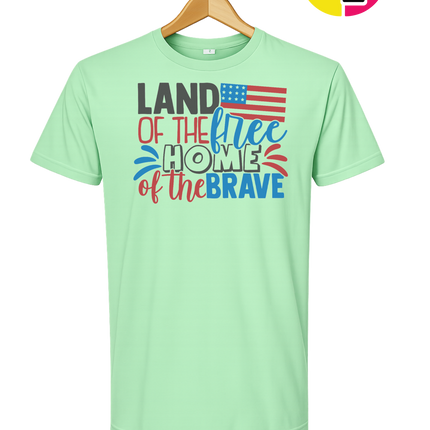 Land of the Free Brave Home Tee