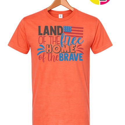 Land of the Free Brave Home Tee