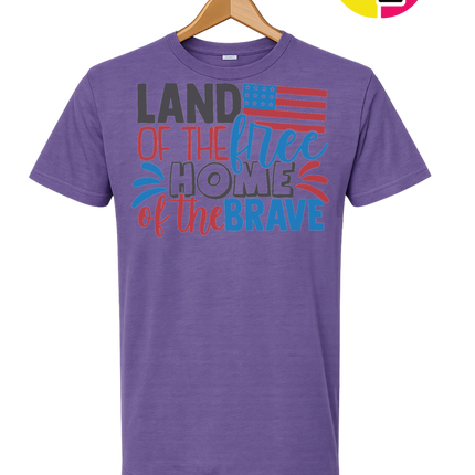 Land of the Free Brave Home Tee