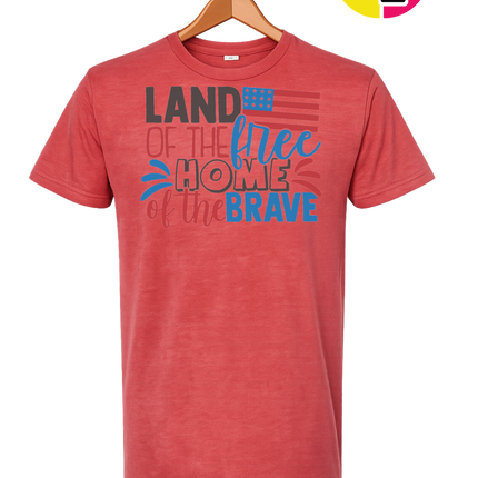 Land of the Free Brave Home Tee