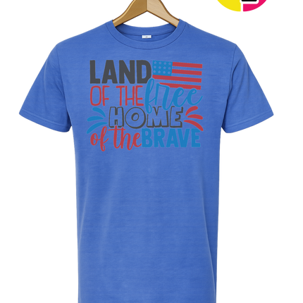 Land of the Free Brave Home Tee