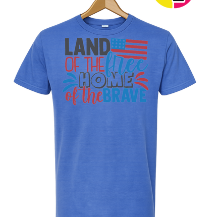 Land of the Free Brave Home Tee