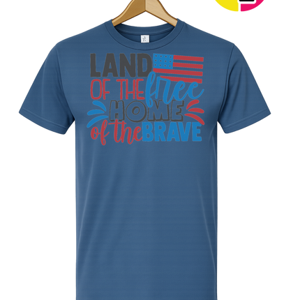Land of the Free Brave Home Tee