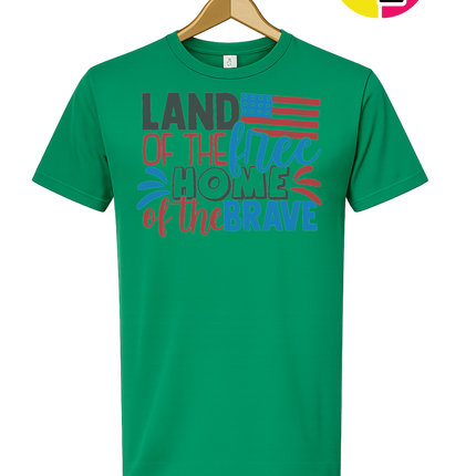 Land of the Free Brave Home Tee