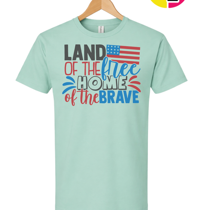 Land of the Free Brave Home Tee