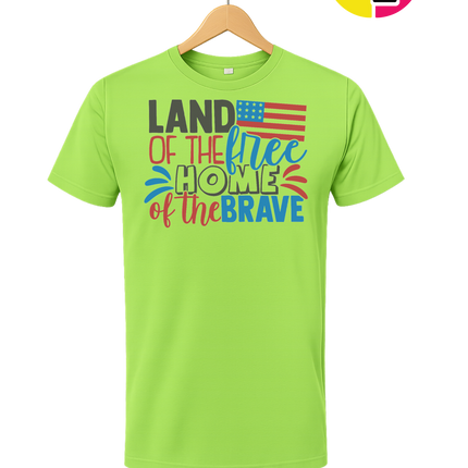 Land of the Free Brave Home Tee