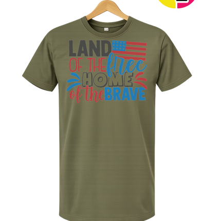 Land of the Free Brave Home Tee