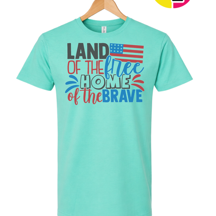 Land of the Free Brave Home Tee
