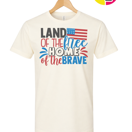 Land of the Free Brave Home Tee