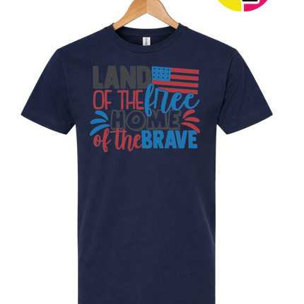 Land of the Free Brave Home Tee