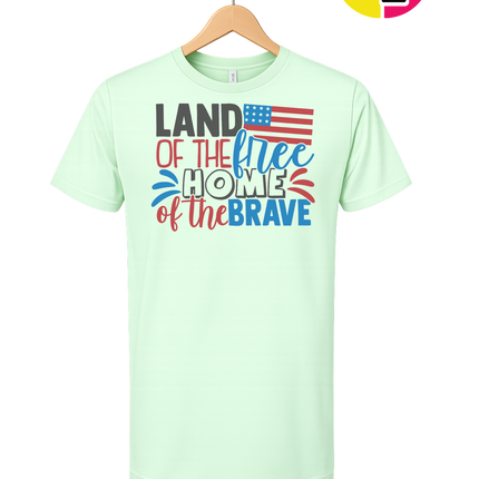 Land of the Free Brave Home Tee