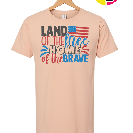 Land of the Free Brave Home Tee