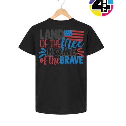Land of the Free Brave Home Youth Tee