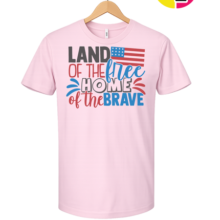Land of the Free Brave Home Tee