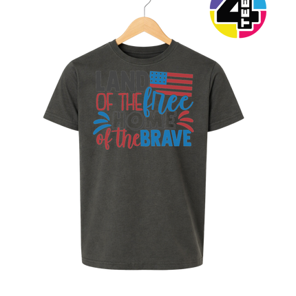 Land of the Free Brave Home Youth Tee